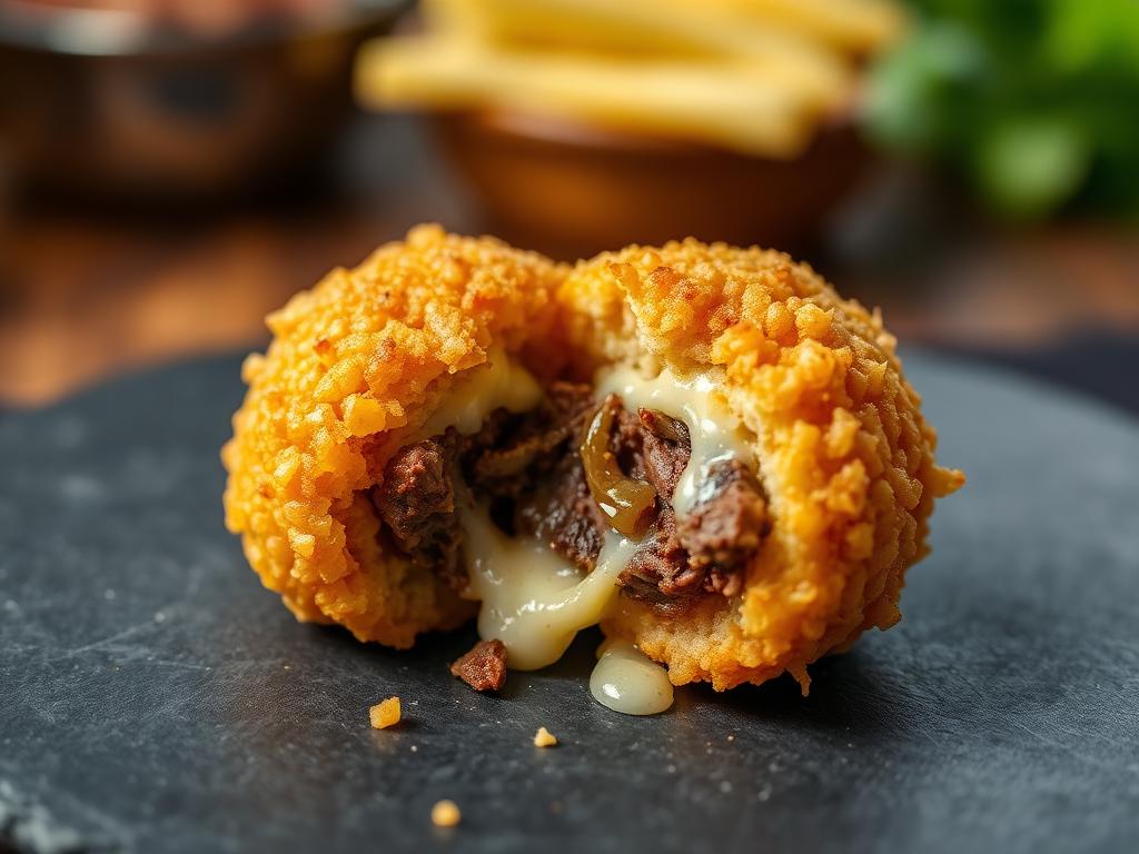 Cheesesteak arancini from Giovanni's Arancini